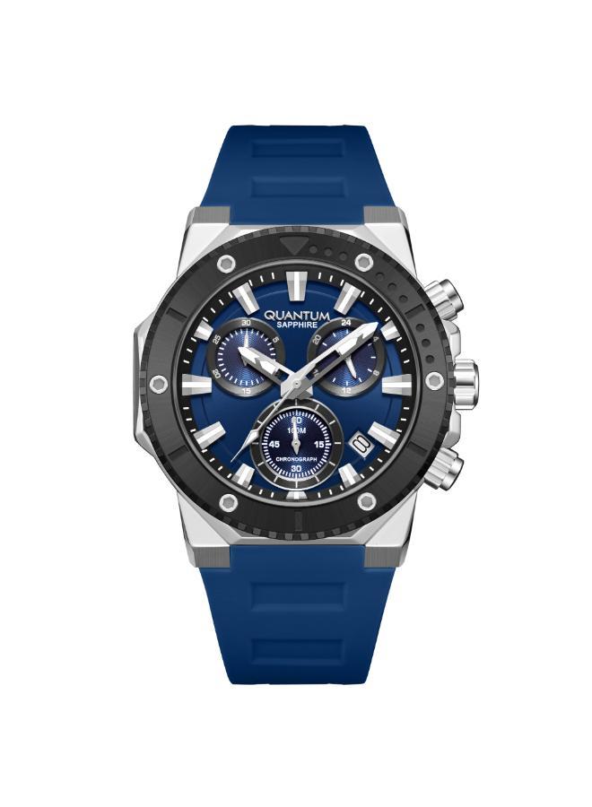 Quantum Men's Silicone Analog Watch HNG1232.399 - 44 mm - Image 1